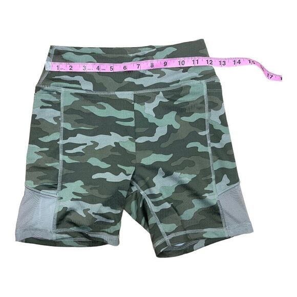 Victoria's Secret Pink Sport high waist biker/running shorts small green camo - Picture 5 of 6